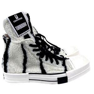 Converse x Rick Owens TURBODRK Chuck 70 Shearling BWOB Sz 9